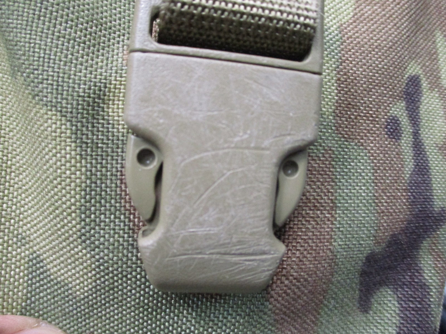 US Military Issue Tri-Fold E-Tool Shovel with Scorpion OCP w2 MOLLE II Pouch