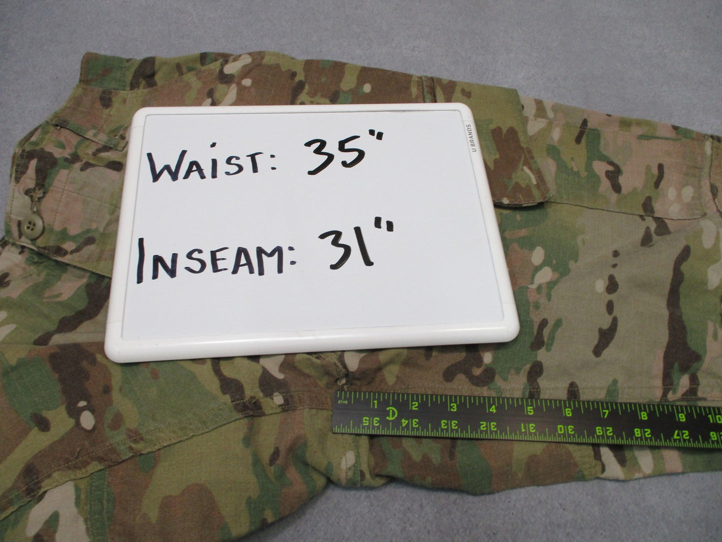 Genuine USGI FR Army Combat Pants Multicam OCP Medium Regular FRACU Excellent