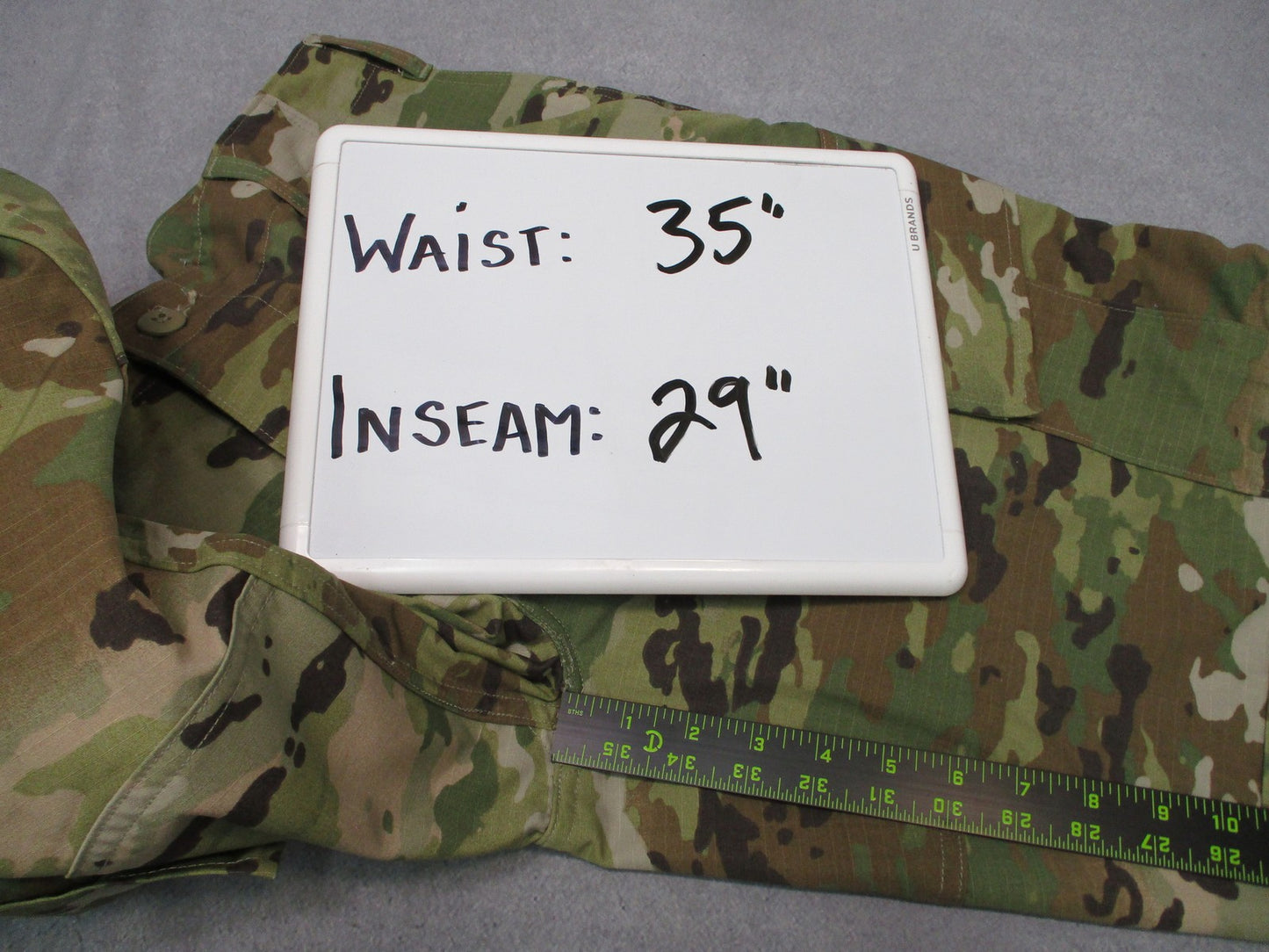 Current Regulation Army Combat Uniform ACU Trousers Scorpion OCP 35x29  Ripstop
