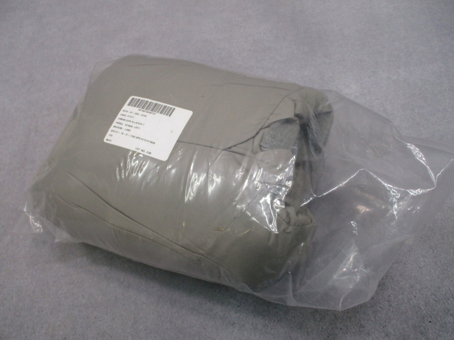 NEW ADS GEN III PCU PRIMALOFT LEVEL 7 JACKET EXTREME COLD WEATHER MEDIUM/LONG