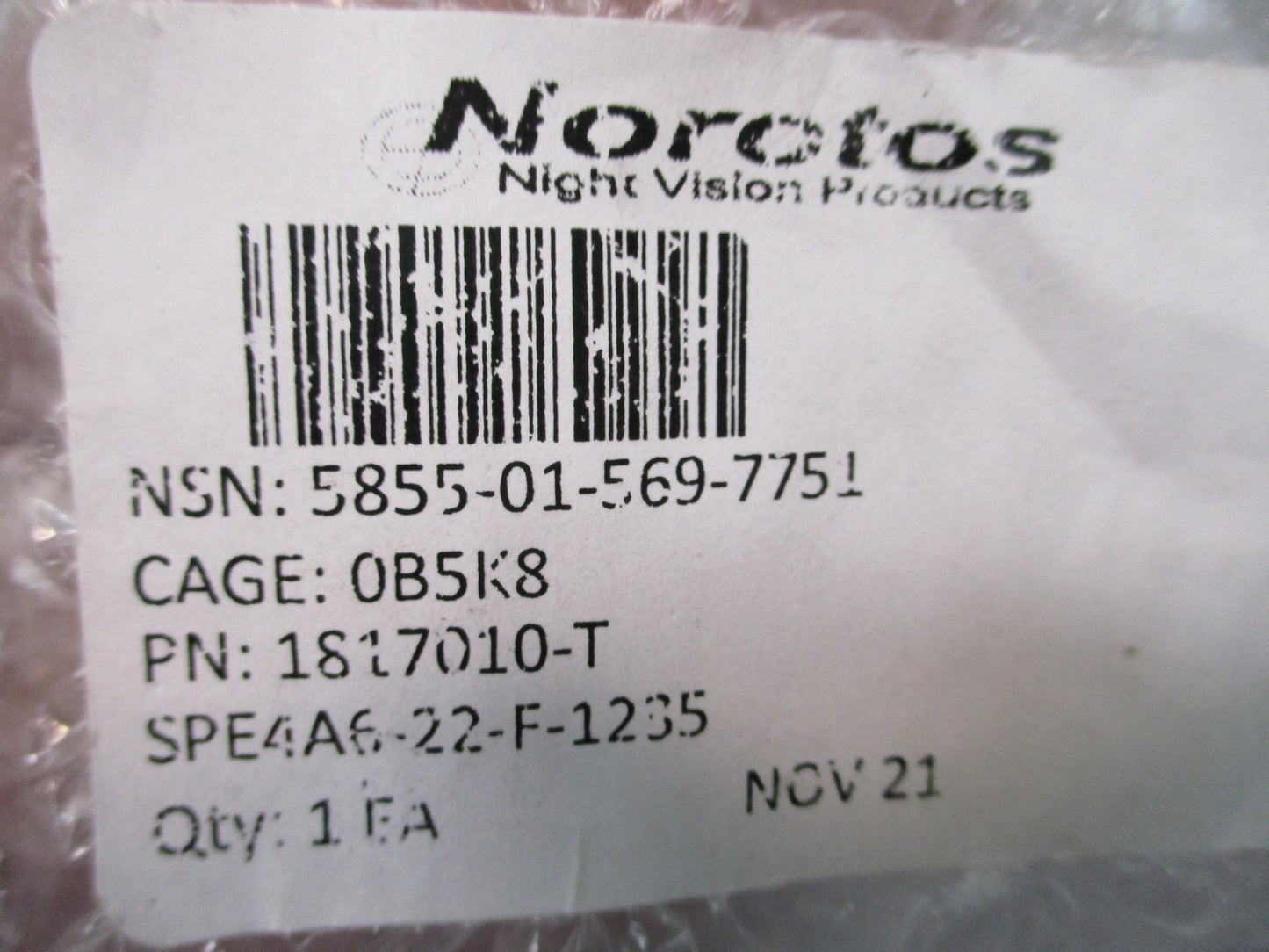 NOROTOS 1 OR 3 HOLE SHROUD NVG MOUNT TACTICAL HELMET BASE PLATE BRACKET (NEW)