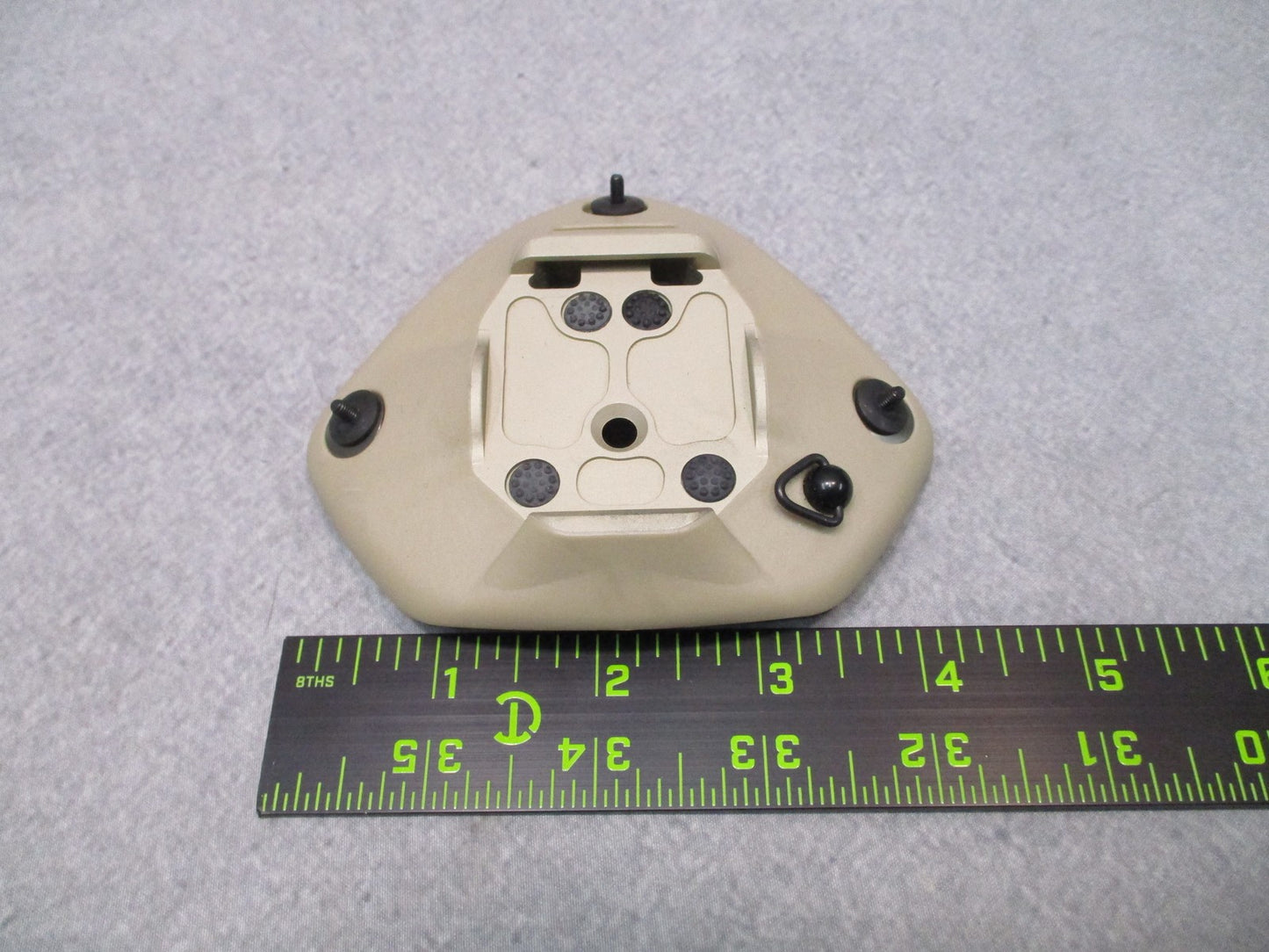 NOROTOS 1 OR 3 HOLE SHROUD NVG MOUNT TACTICAL HELMET BASE PLATE BRACKET (NEW)