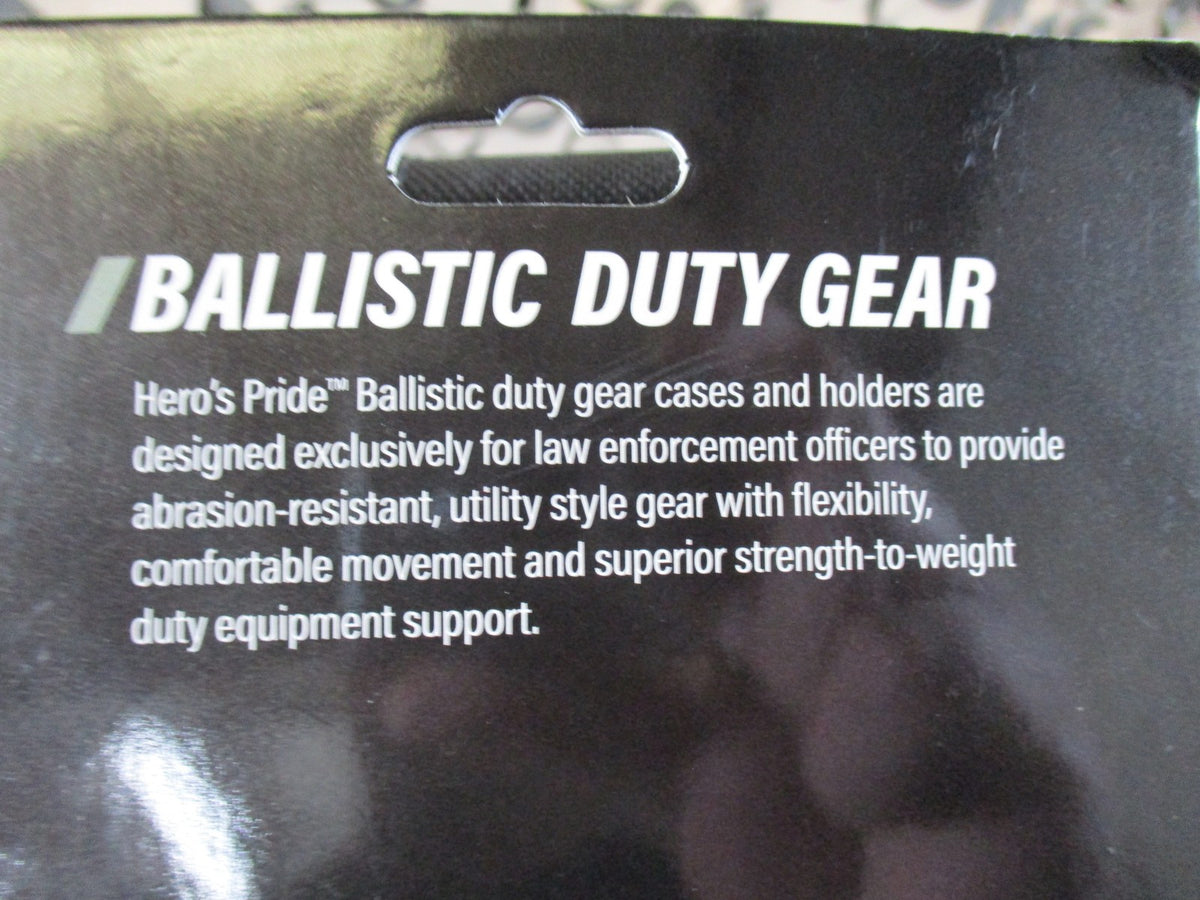 Hero's Pride 1070 Ballistic X-Large Closed Flashlight Holder Duty Belt Black New