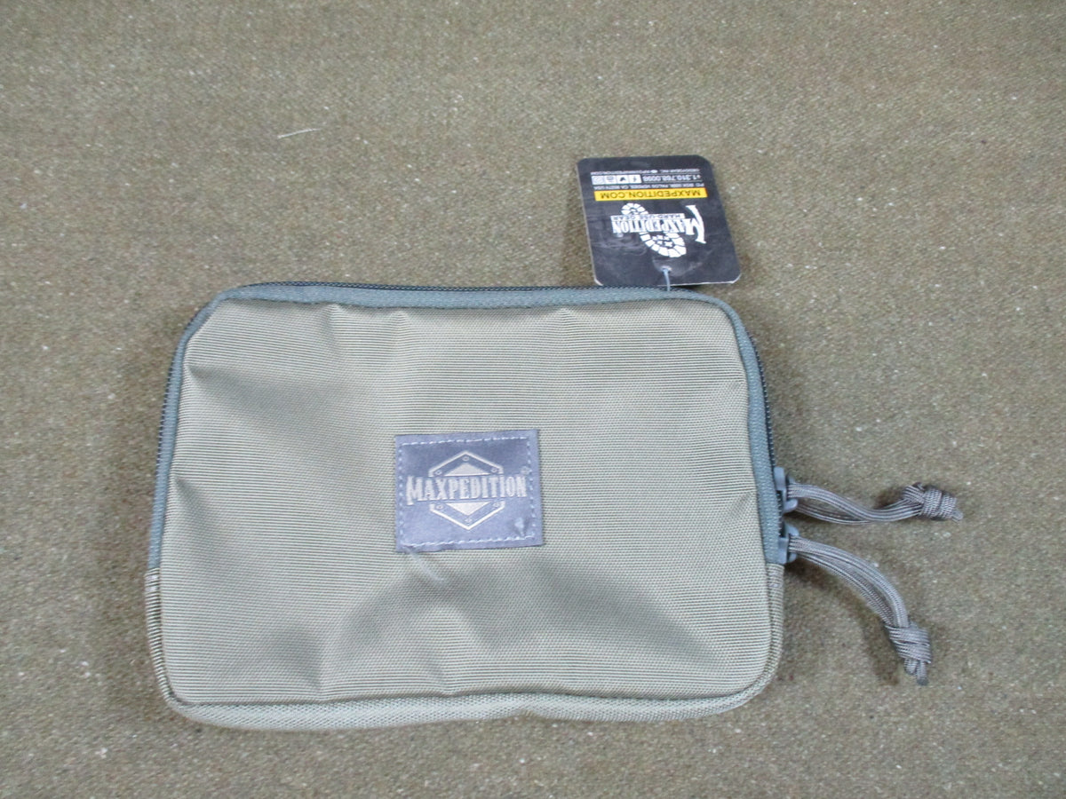 Maxpedition Legacy Hook & Loop Organizer Pouch Khaki 7x5 Tactical Insert NOS