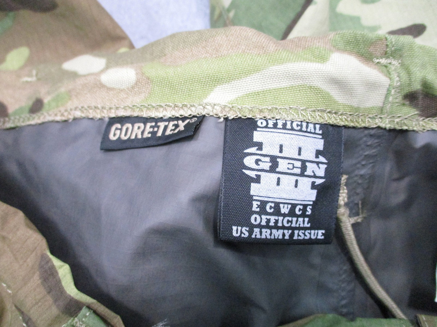 US Army ECWCS Gen III Trousers Medium Regular Multicam Gore-Tex Waterproof Pants