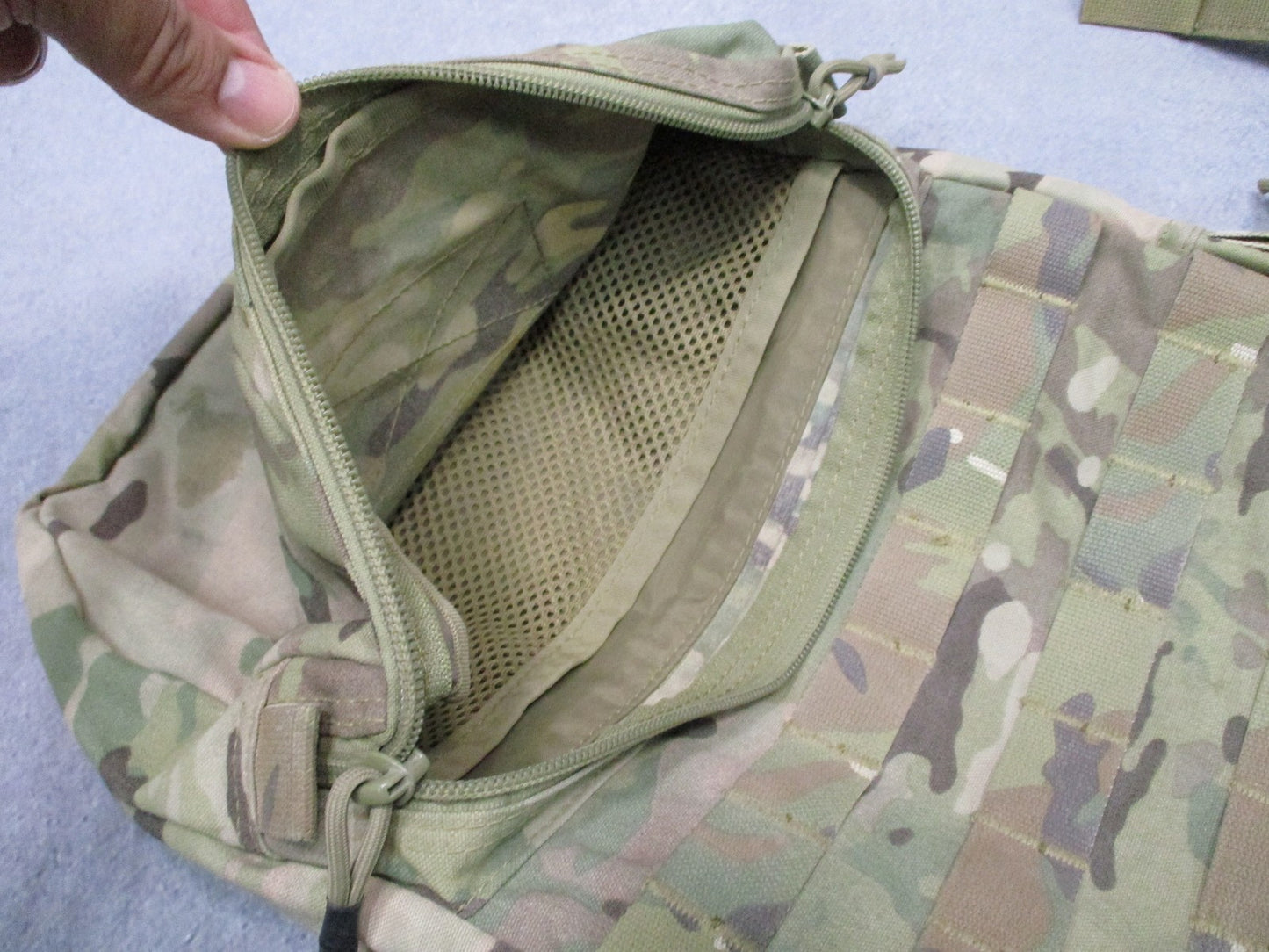 SPANKER Tactical Hydration Scorpion OCP MOLLE Pouch Backpack Carrier - Used