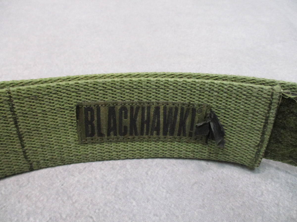 Blackhawk OD Green Padded Tactical Duty Pistol Belt Military Combat Used Large