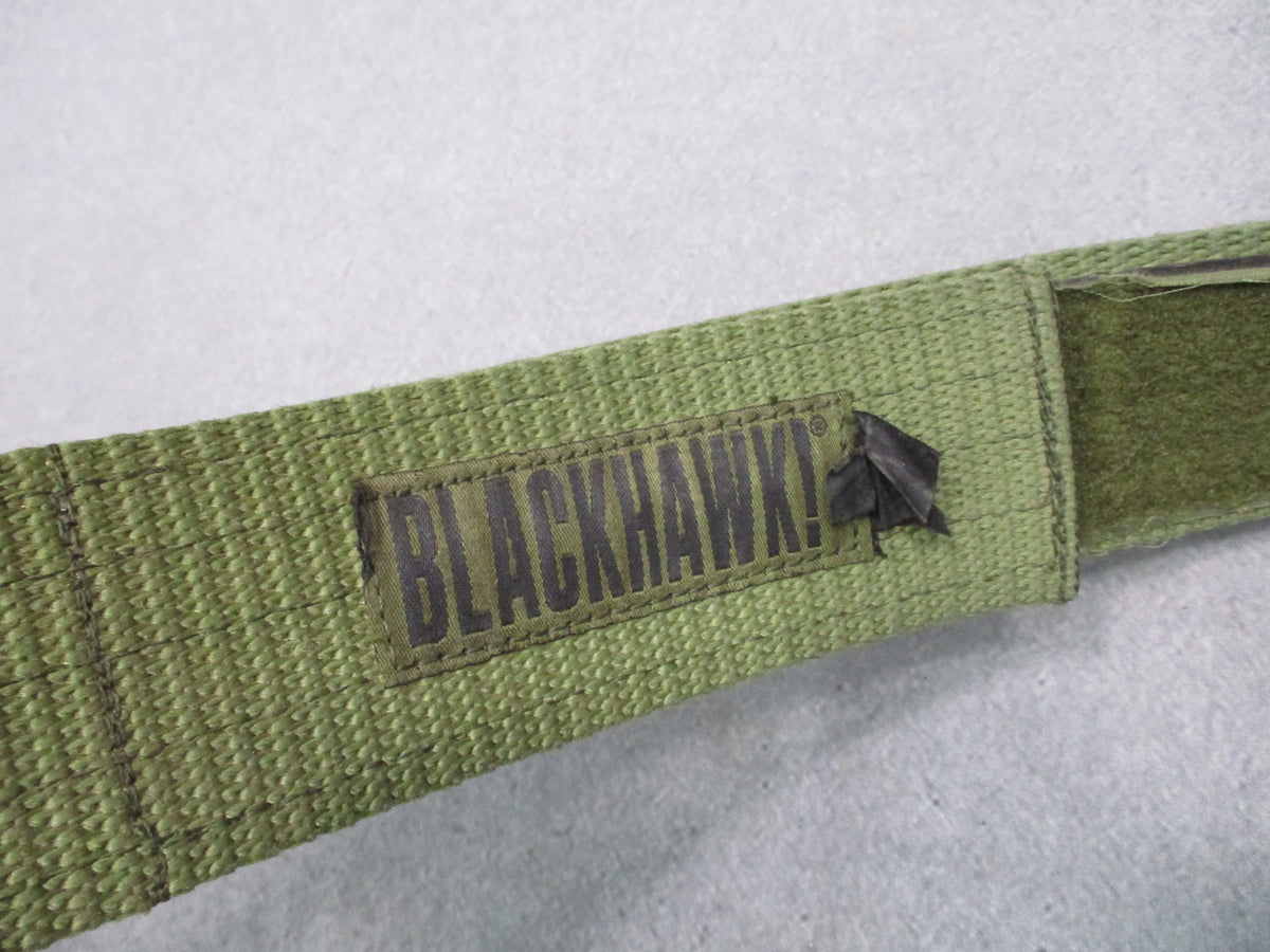 Blackhawk OD Green Padded Tactical Duty Pistol Belt Military Combat Used Large