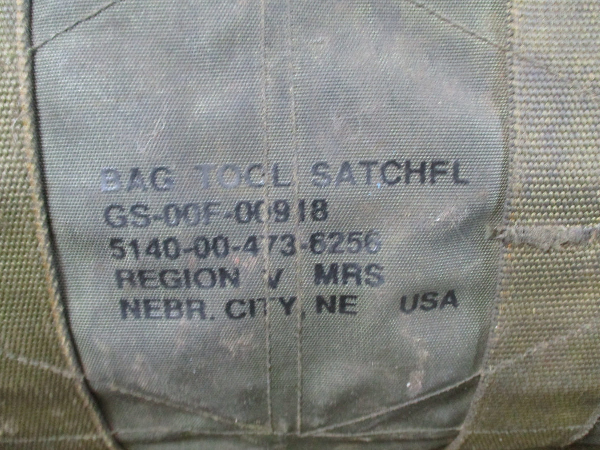 USGI Military Tool Satchel Bag OD Green 5140-00-473-6256 USA Surplus Used