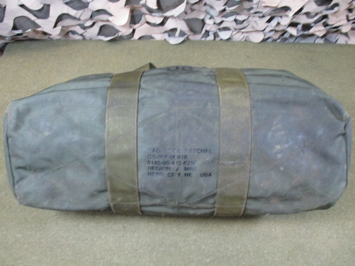 USGI Military Tool Satchel Bag OD Green 5140-00-473-6256 USA Surplus Used