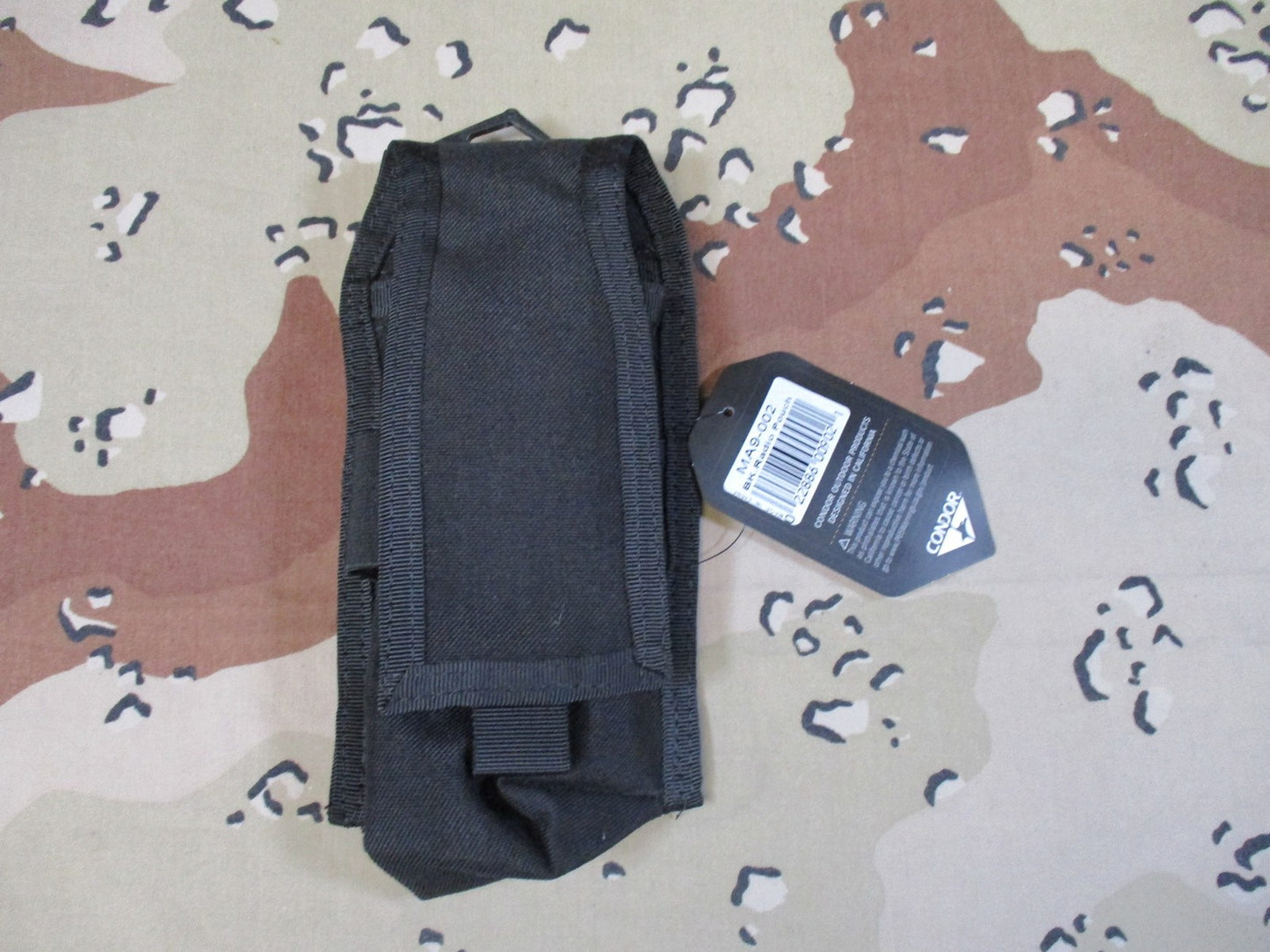 New Condor Tactical Radio Pouch MOLLE Compatible Black MA9-002