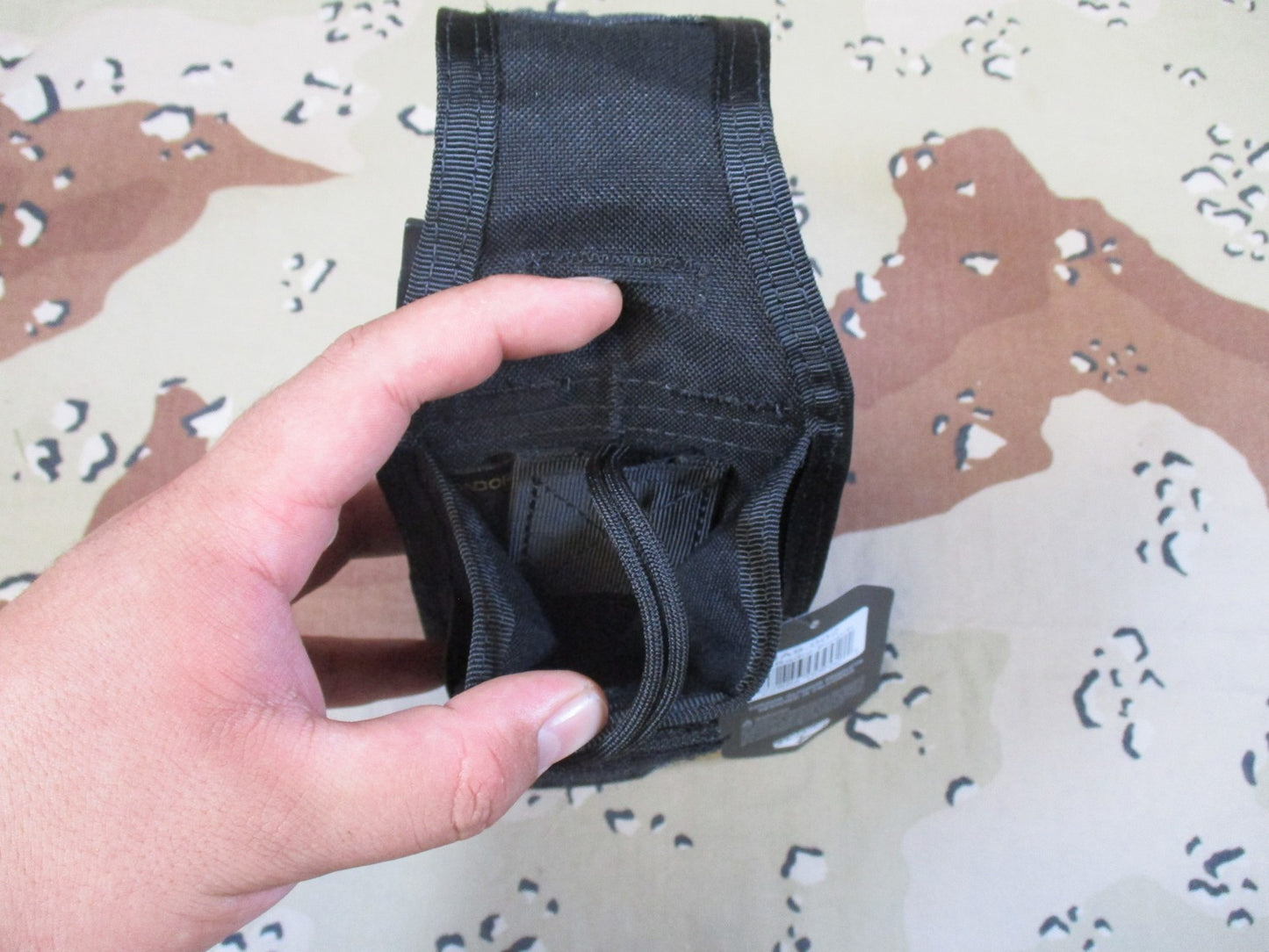 New Condor Tactical Radio Pouch MOLLE Compatible Black MA9-002