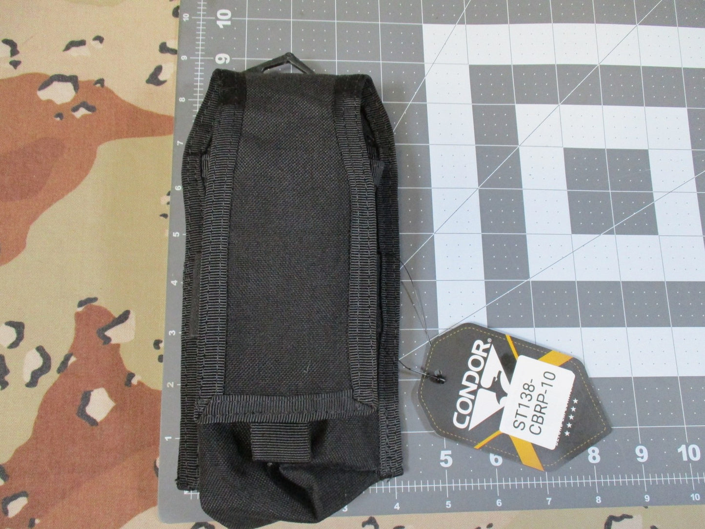 New Condor Tactical Radio Pouch MOLLE Compatible Black MA9-002