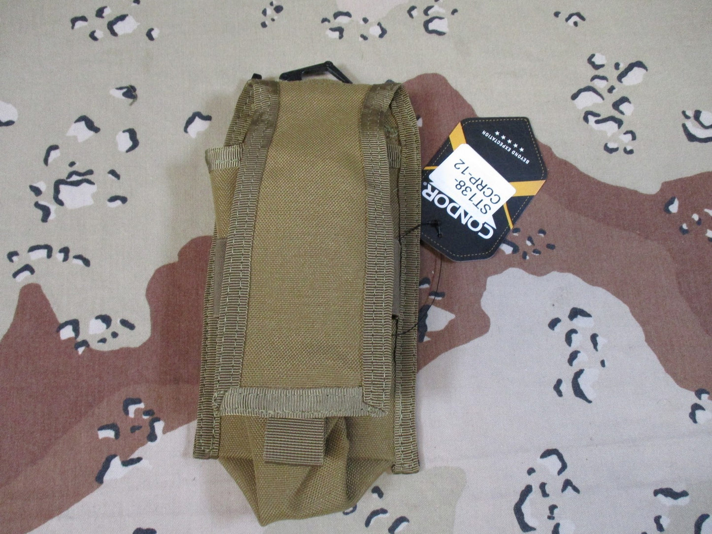 Condor Outdoor MA9-498 Tactical Radio Pouch MOLLE Compatible Coyote Tan New