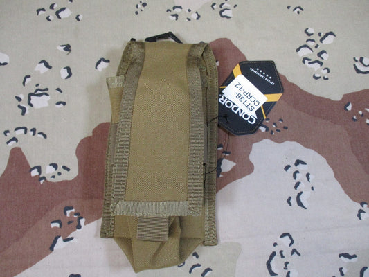 Condor Outdoor MA9-498 Tactical Radio Pouch MOLLE Compatible Coyote Tan New