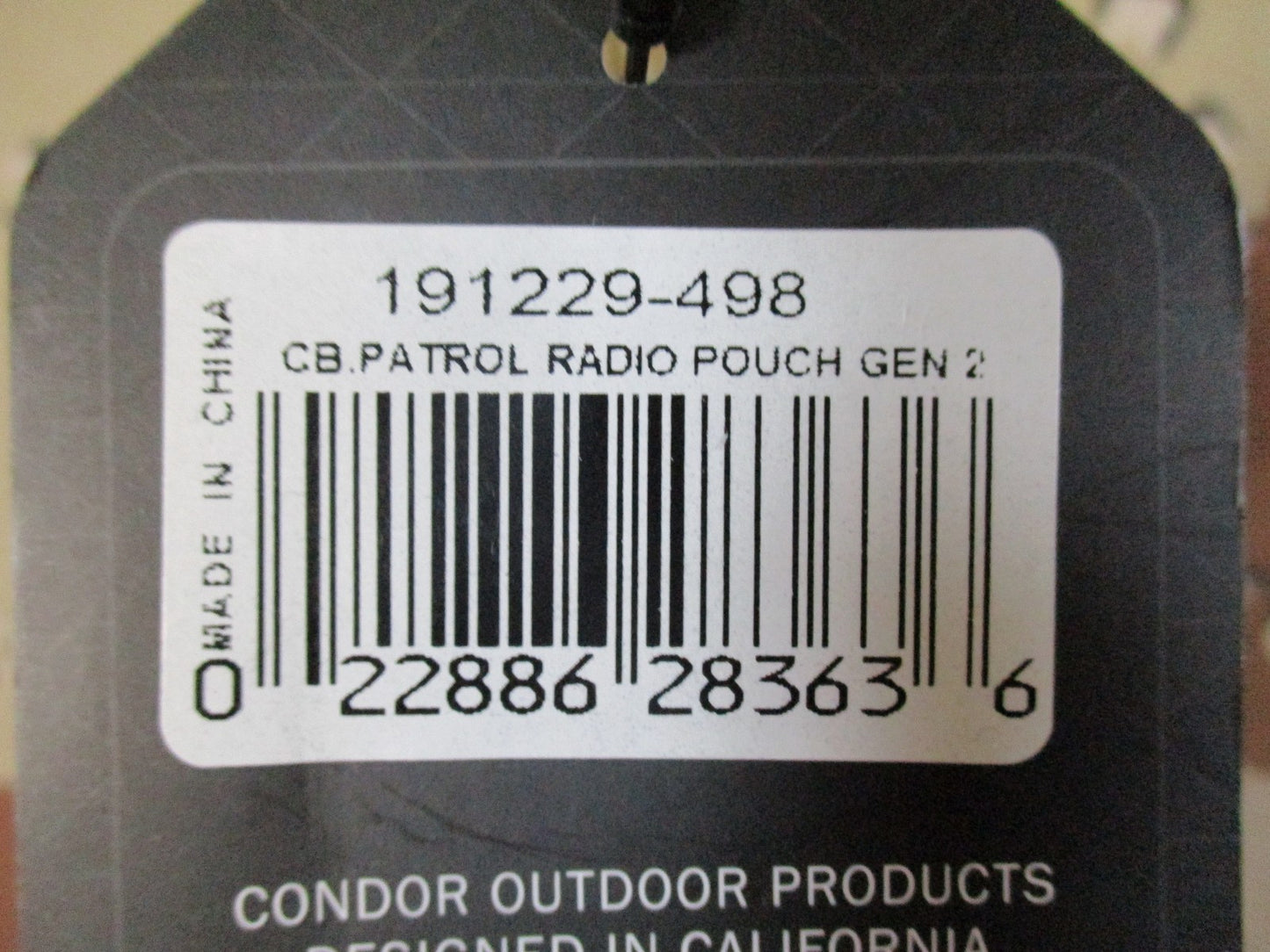 Condor Patrol Radio Pouch Gen 2 MOLLE Tactical Coyote Brown ST138 New