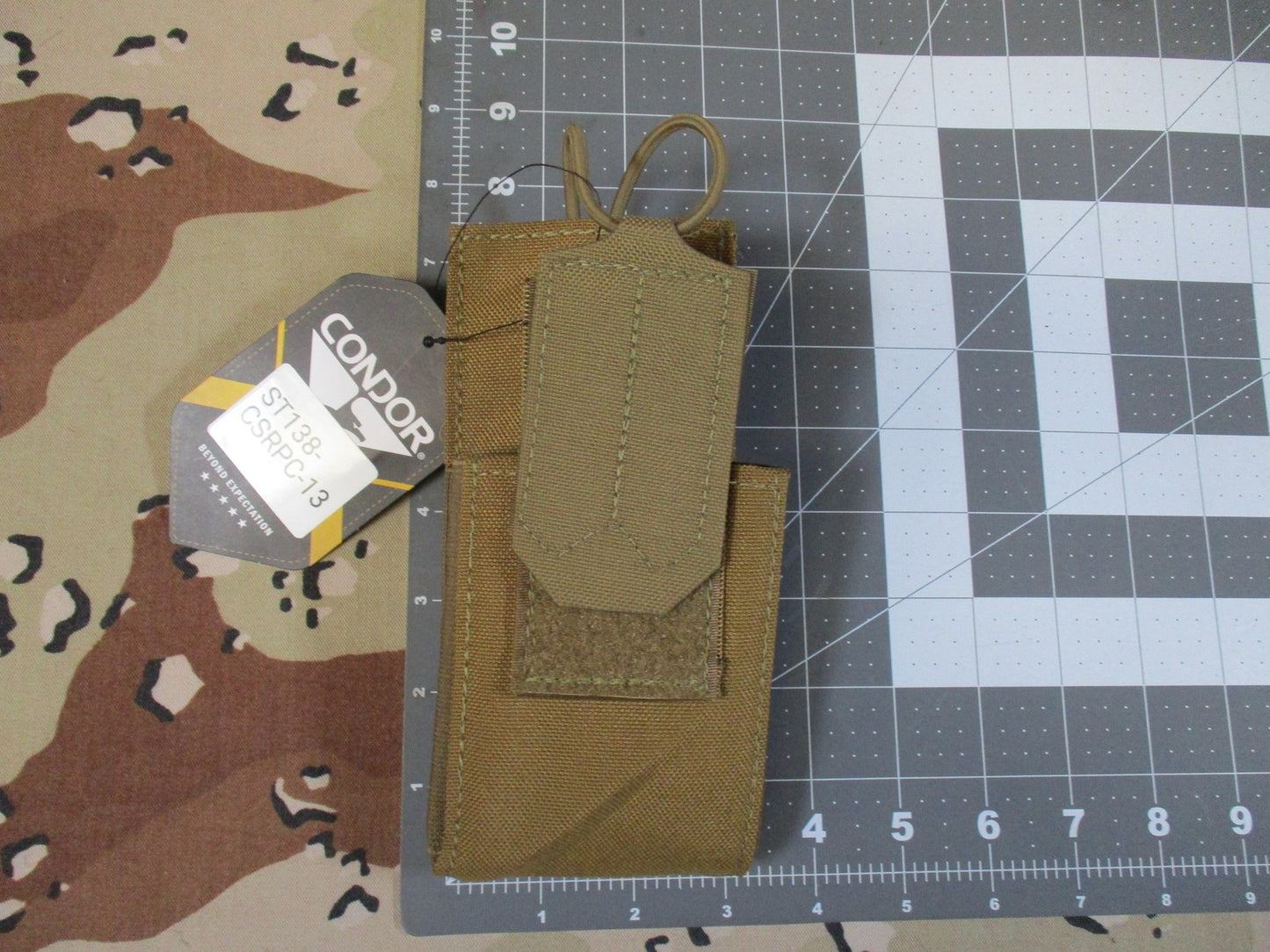 Condor Patrol Radio Pouch Gen 2 MOLLE Tactical Coyote Brown ST138 New