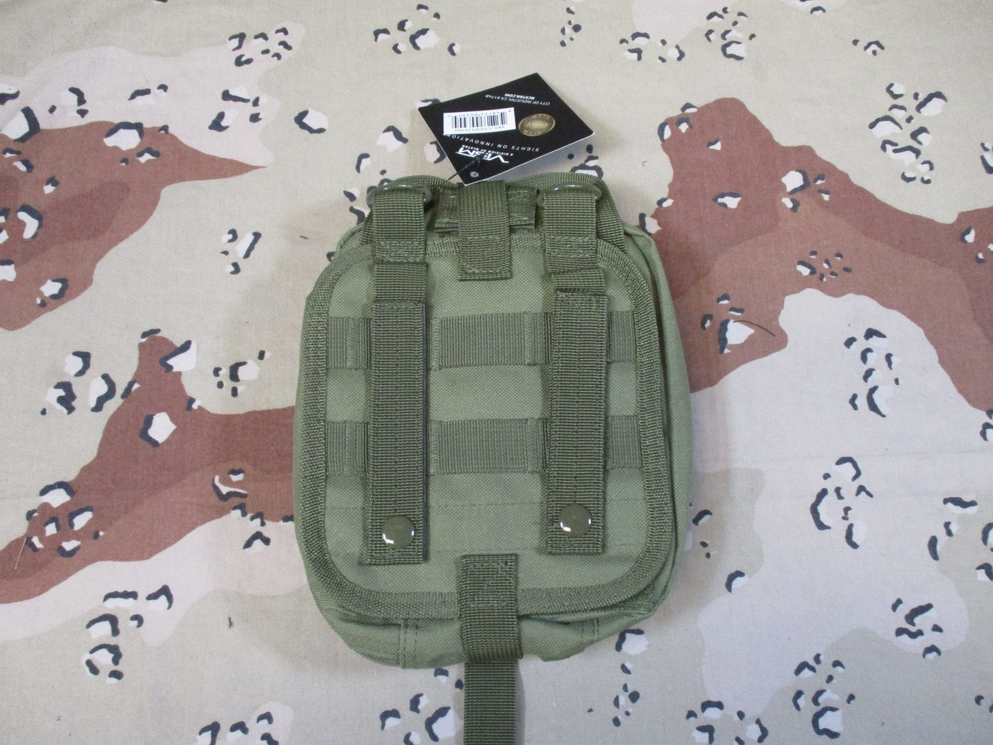 VISM by NcStar Rip-Away MOLLE Medical Pouch OD Green Tactical Utility Bag New