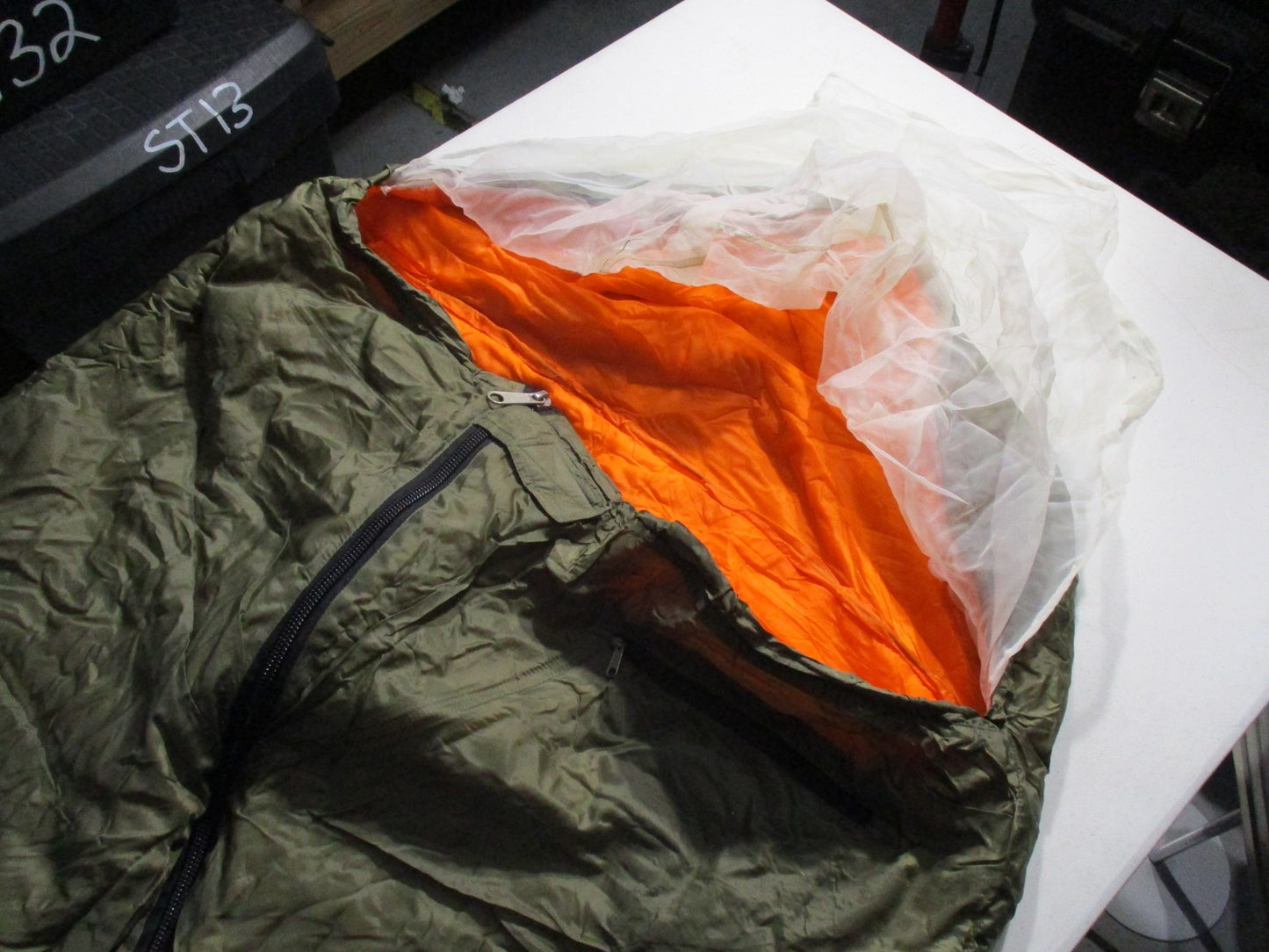 Czech Army Sleeping Bag w/ Mosquito Net & Compression Sack - Used Good