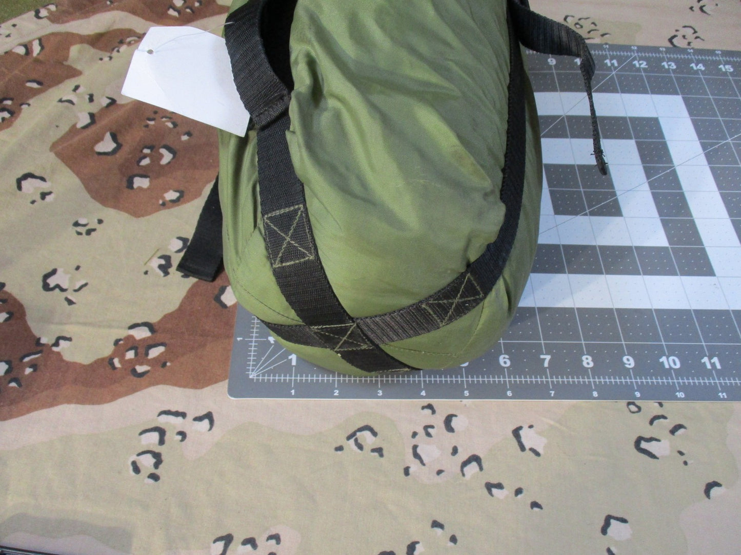 Czech Army Sleeping Bag w/ Mosquito Net & Compression Sack - Used Good
