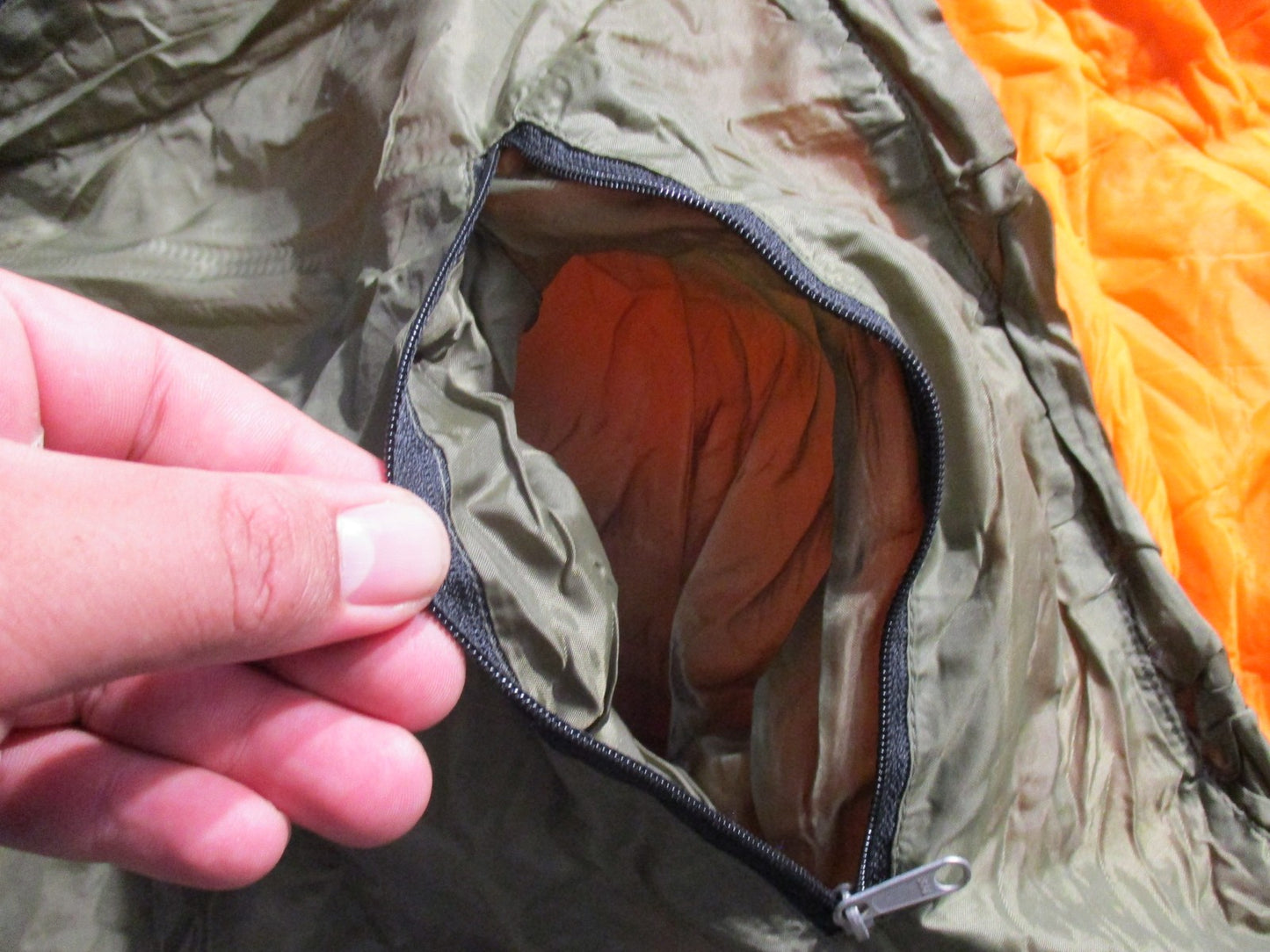 Czech Army Sleeping Bag w/ Mosquito Net & Compression Sack - Used Good