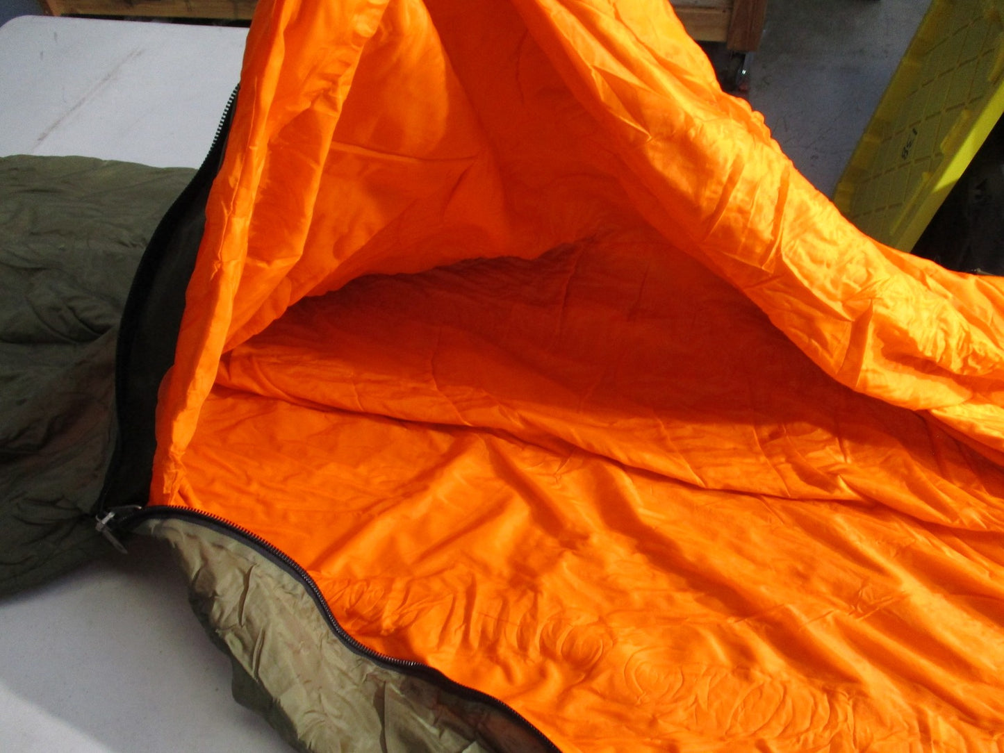Czech Army Sleeping Bag w/ Mosquito Net & Compression Sack - Used Good
