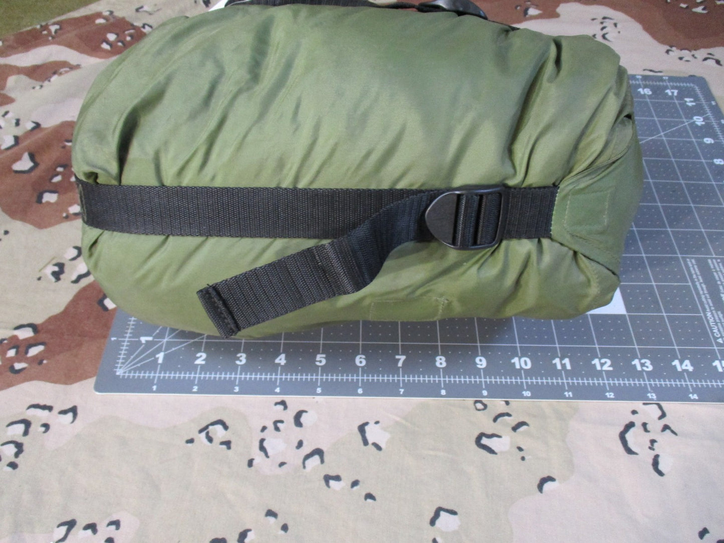 Czech Army Sleeping Bag w/ Mosquito Net & Compression Sack - Used Good