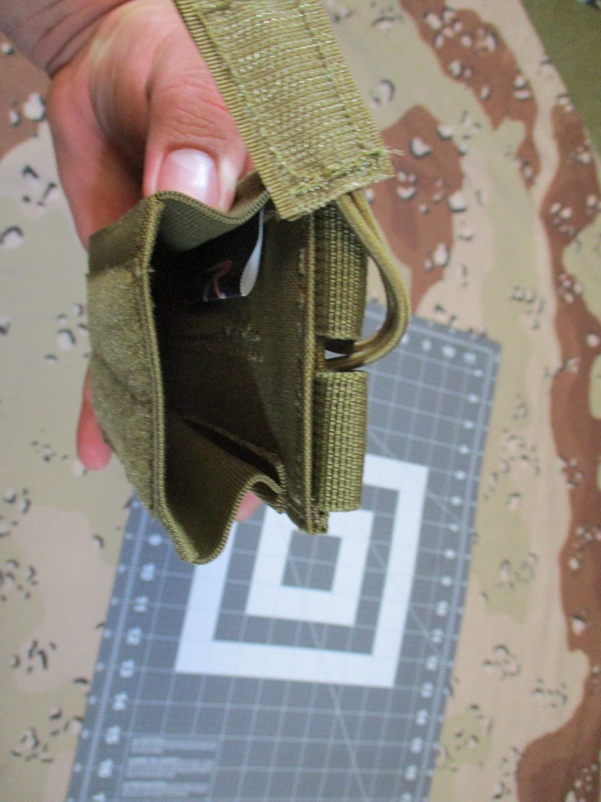Rothco M.O.L.L.E. Radio Pouch Coyote Brown Tactical Gear MOLLE Compatible New