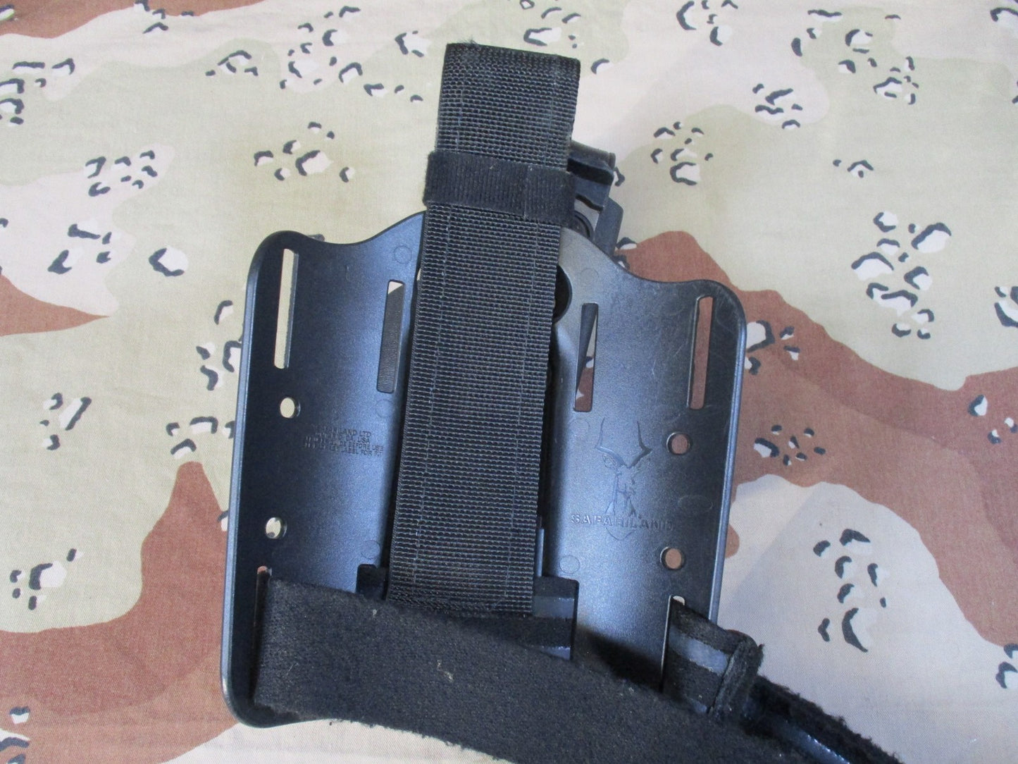 Safariland 6005 Tactical Leg Holster SW MP 45 M-3 M-6 Light Black Left Hand