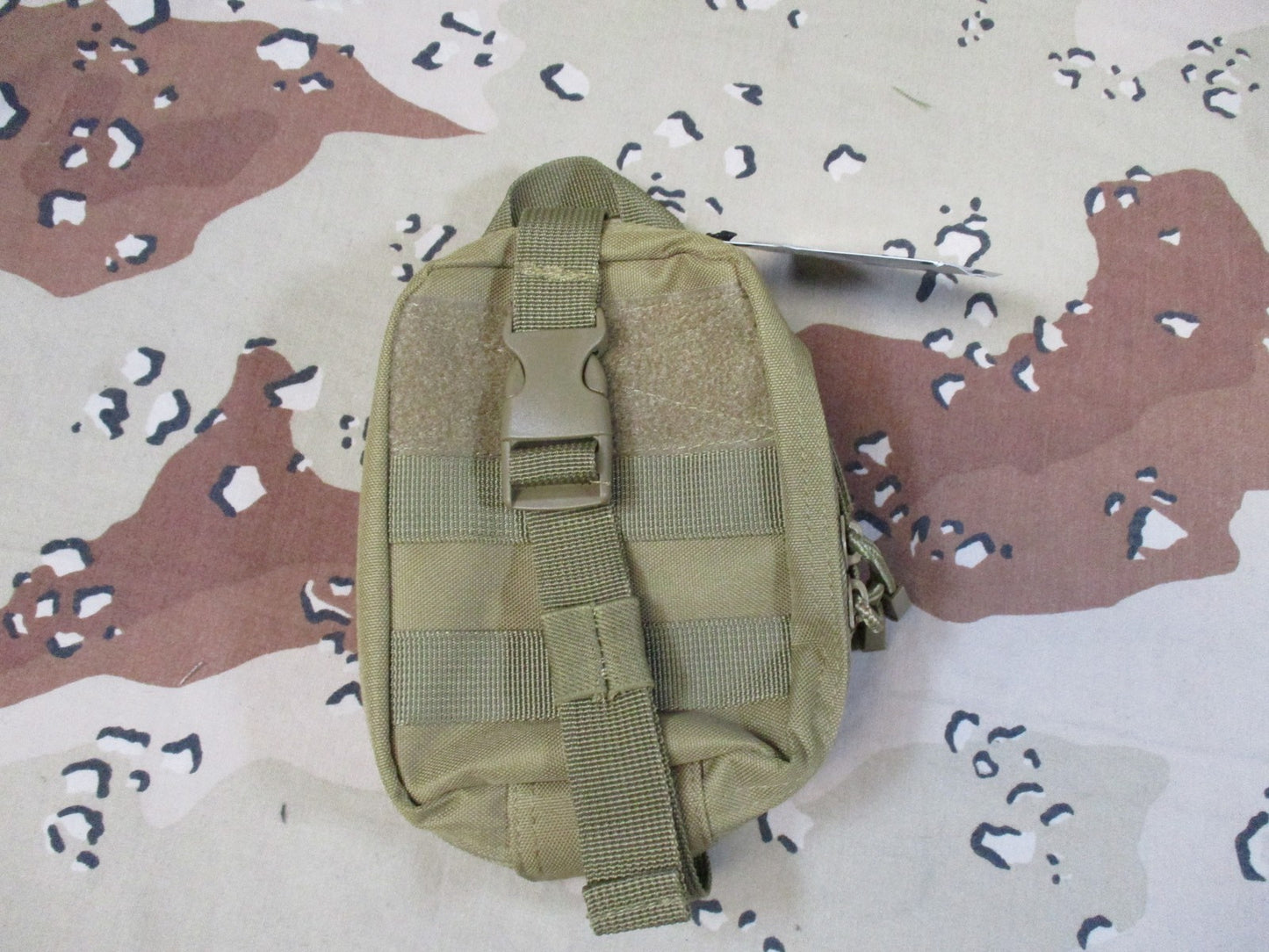 VISM by NcSTAR Tactical MOLLE Utility Pouch IFAK Pouch Coyote Brown