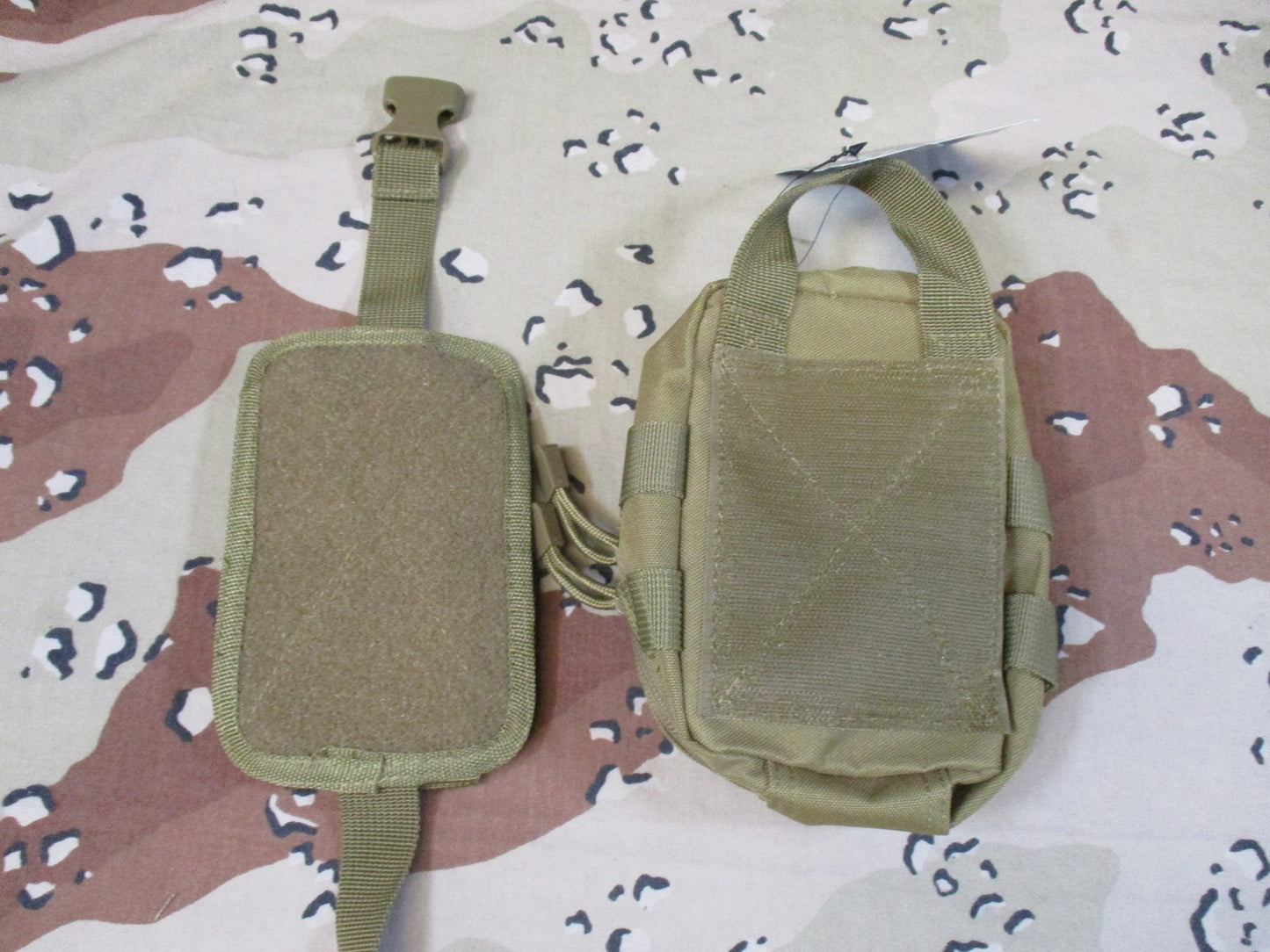 VISM by NcSTAR Tactical MOLLE Utility Pouch IFAK Pouch Coyote Brown