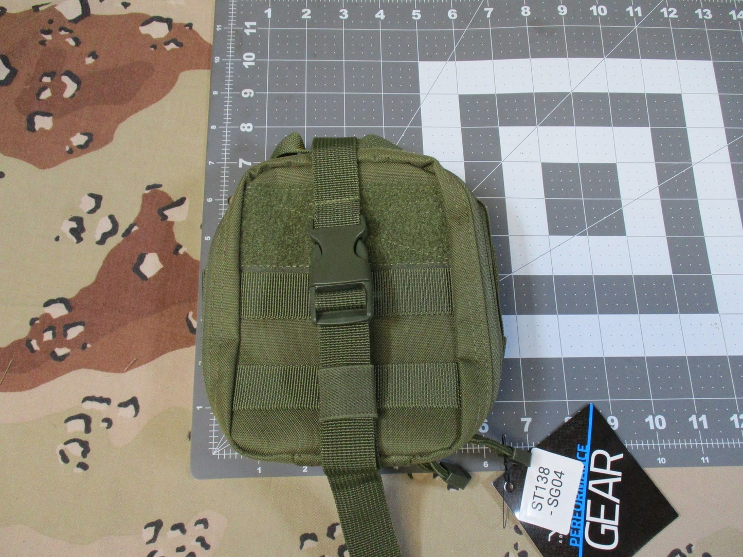 VISM by NcStar Tear-Away Medical Pouch Olive Drab MOLLE Tactical IFAK New