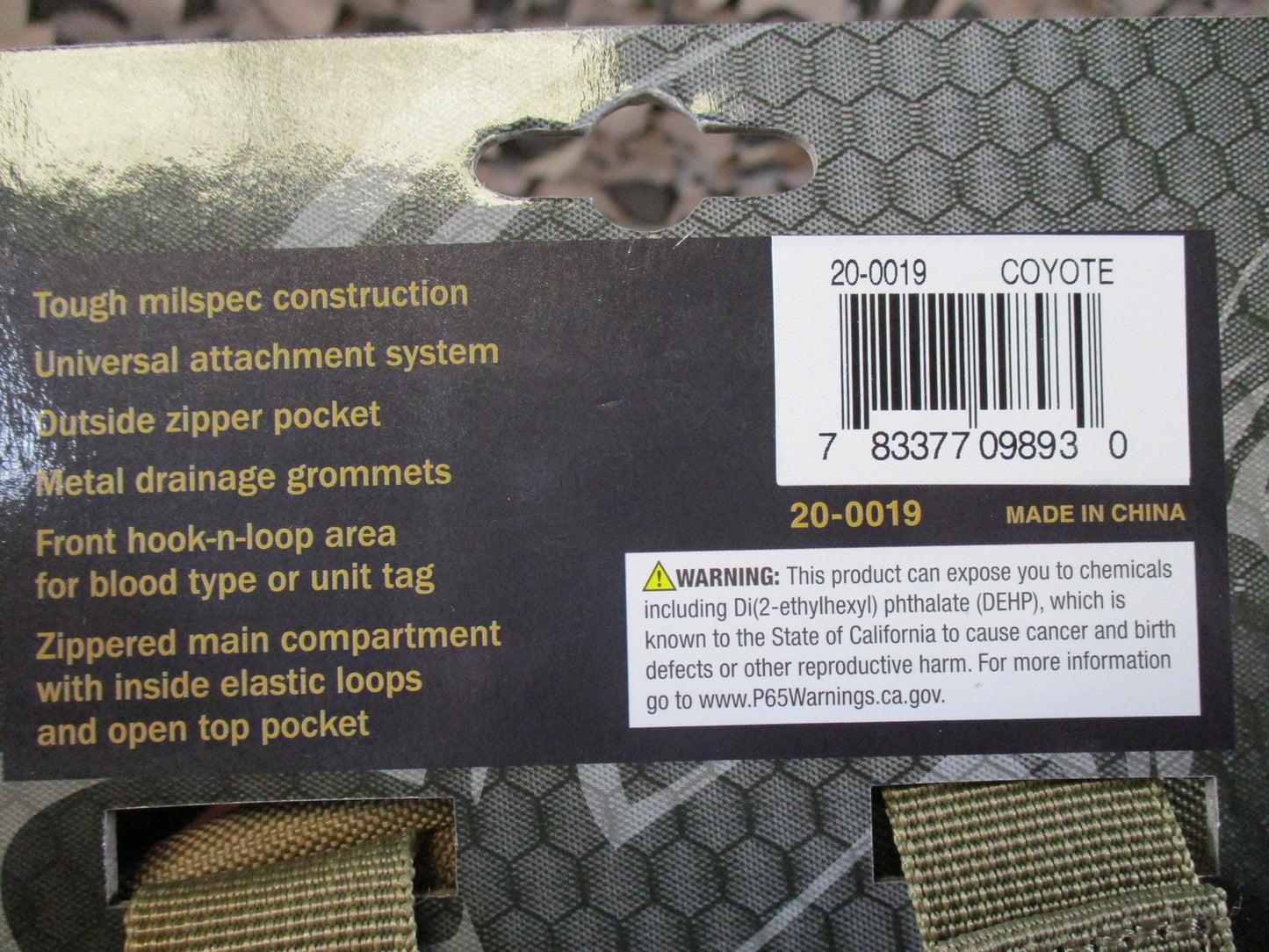 Voodoo Tactical First Aid Pouch MOLLE Coyote Tan 20-0019 New