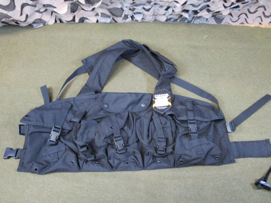 Condor 7 pocket chest rig arktis style tactical vest british army black swat