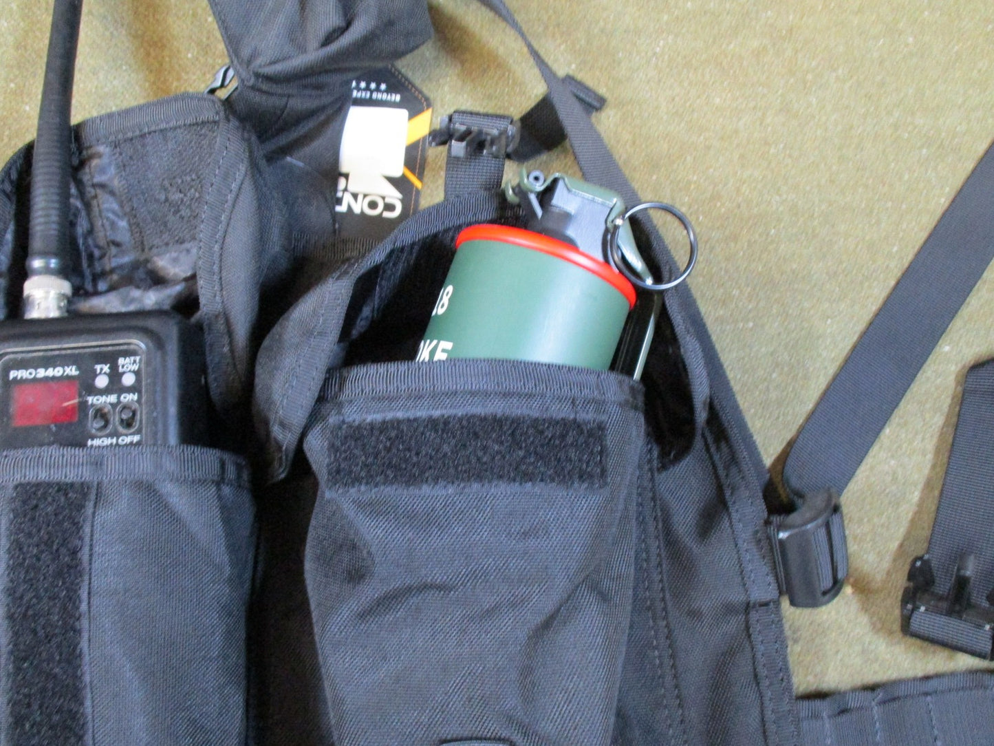Condor 7 pocket chest rig arktis style tactical vest british army black swat