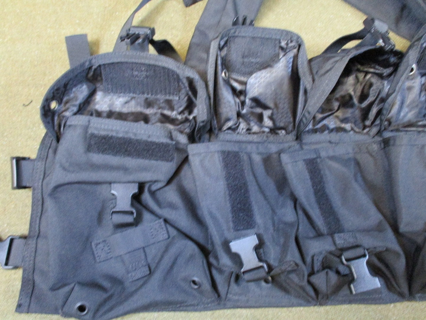 Condor 7 pocket chest rig arktis style tactical vest british army black swat