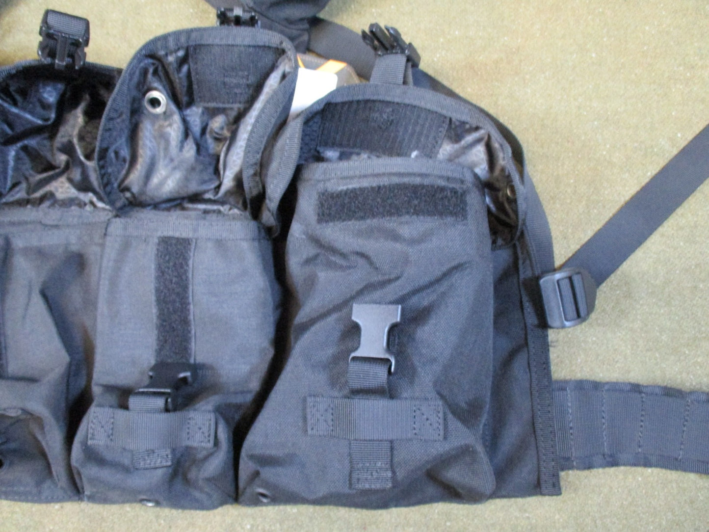 Condor 7 pocket chest rig arktis style tactical vest british army black swat
