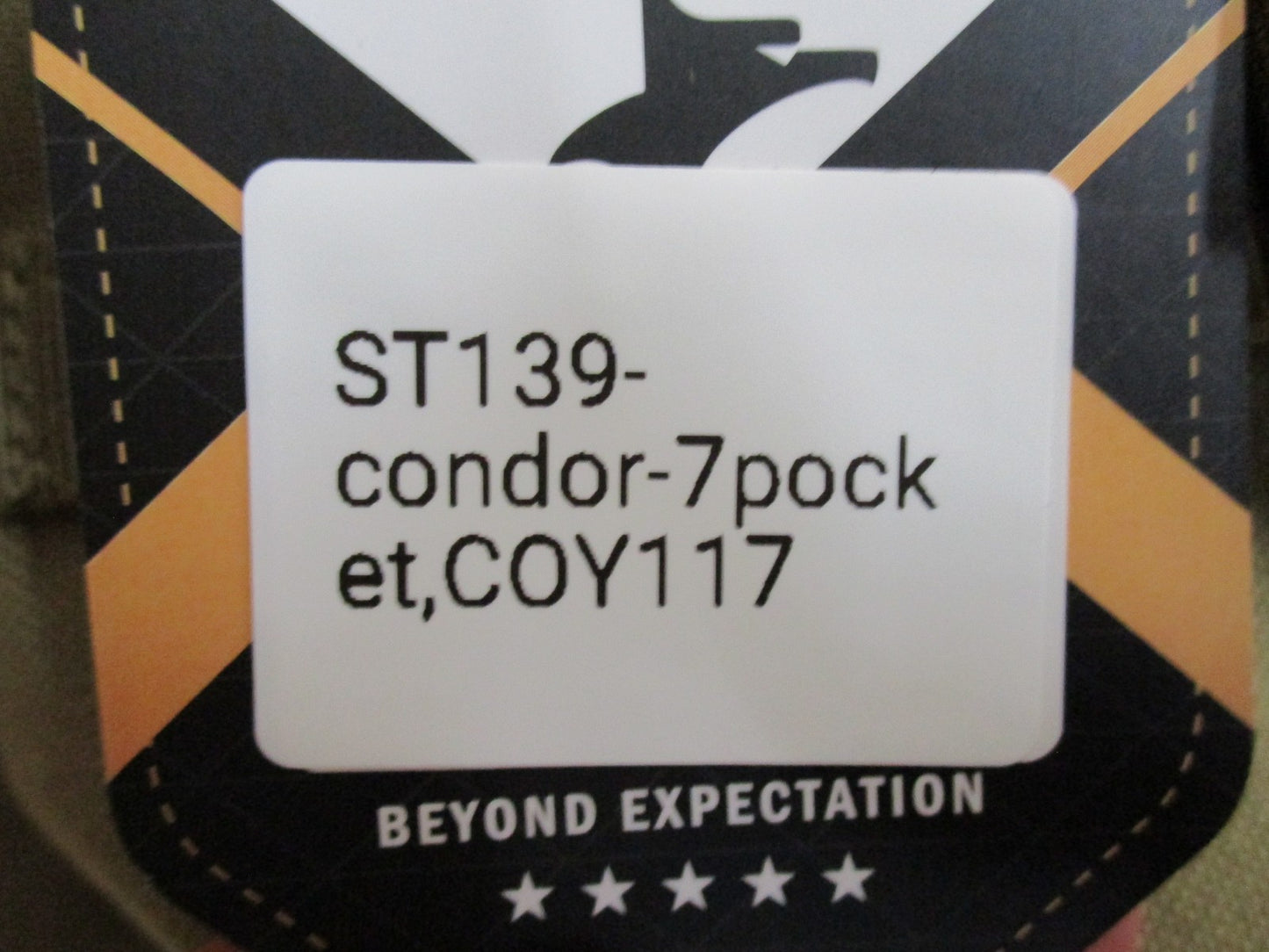 Condor 7 pocket chest rig arktis style tactical vest british army coyote swat