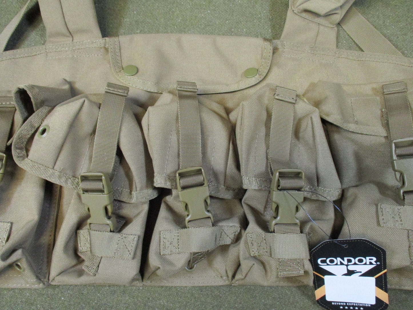 Condor 7 pocket chest rig arktis style tactical vest british army coyote swat