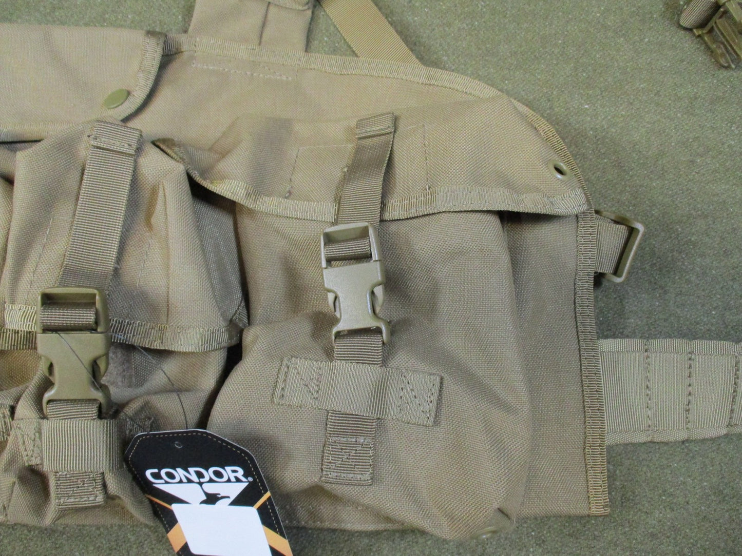 Condor 7 pocket chest rig arktis style tactical vest british army coyote swat