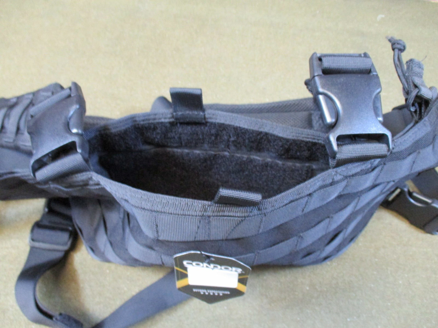 Condor MCR4 chest rig molle panel tactical vest black swat team gear