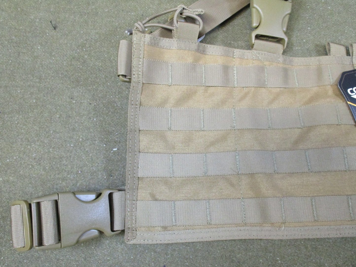 Condor MCR4 chest rig molle panel tactical vest coyote brown swat team gear