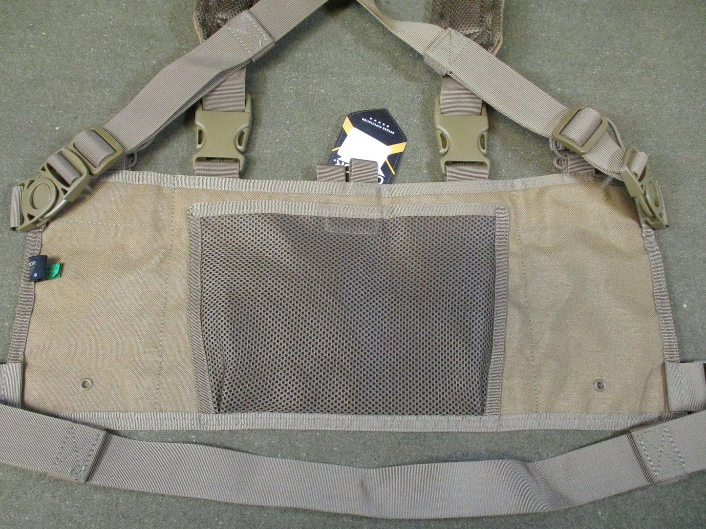 Condor MCR4 chest rig molle panel tactical vest coyote brown swat team gear