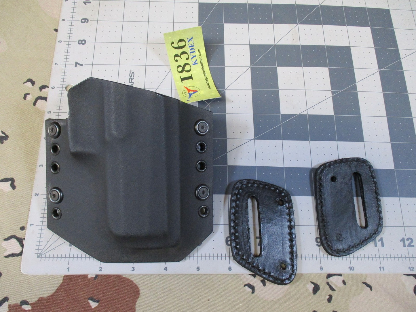 1836 Kydex Oathkeeper Holster for Sig Sauer P320 Compact 3.9" Right Hand Black