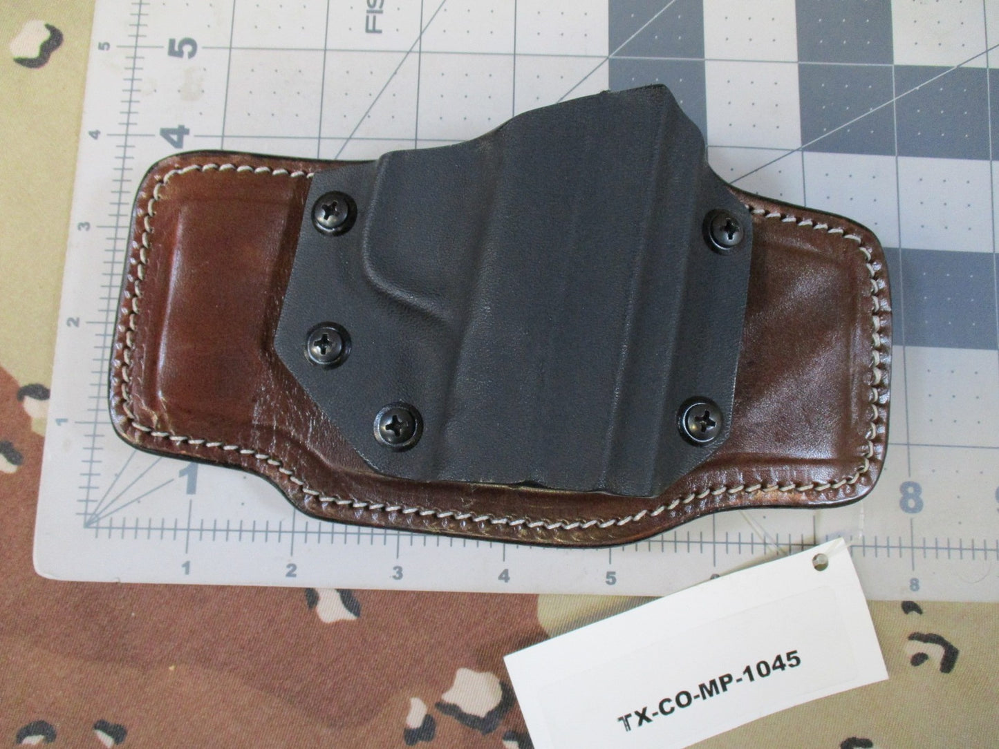 1836 Tagua Hybrid Kydex Leather IWB Holster for S&W Shield 380 Right Hand New