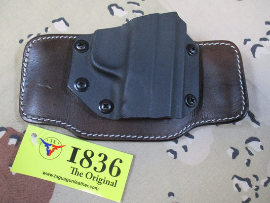 Tagua 1836 Hybrid Kydex Leather Holster for S&W Shield 380 Right Hand New