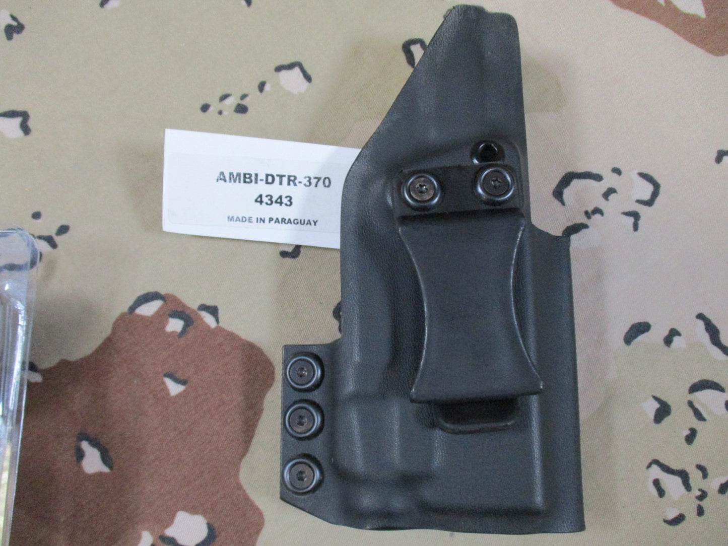 1836 Tagua Optic Ready Holster for Glock 19 w/ TLR-7 Ambidextrous IWB OWB Black