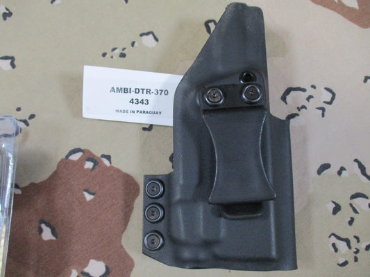 1836 Tagua Optic Ready Holster for Glock 19 w/ TLR-7 Ambidextrous IWB OWB Black