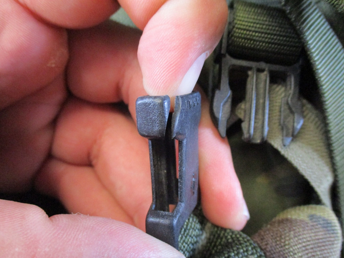 British Other Arms Rucksack w/ Suspenders Used Surplus Broken Buckles dpm camo