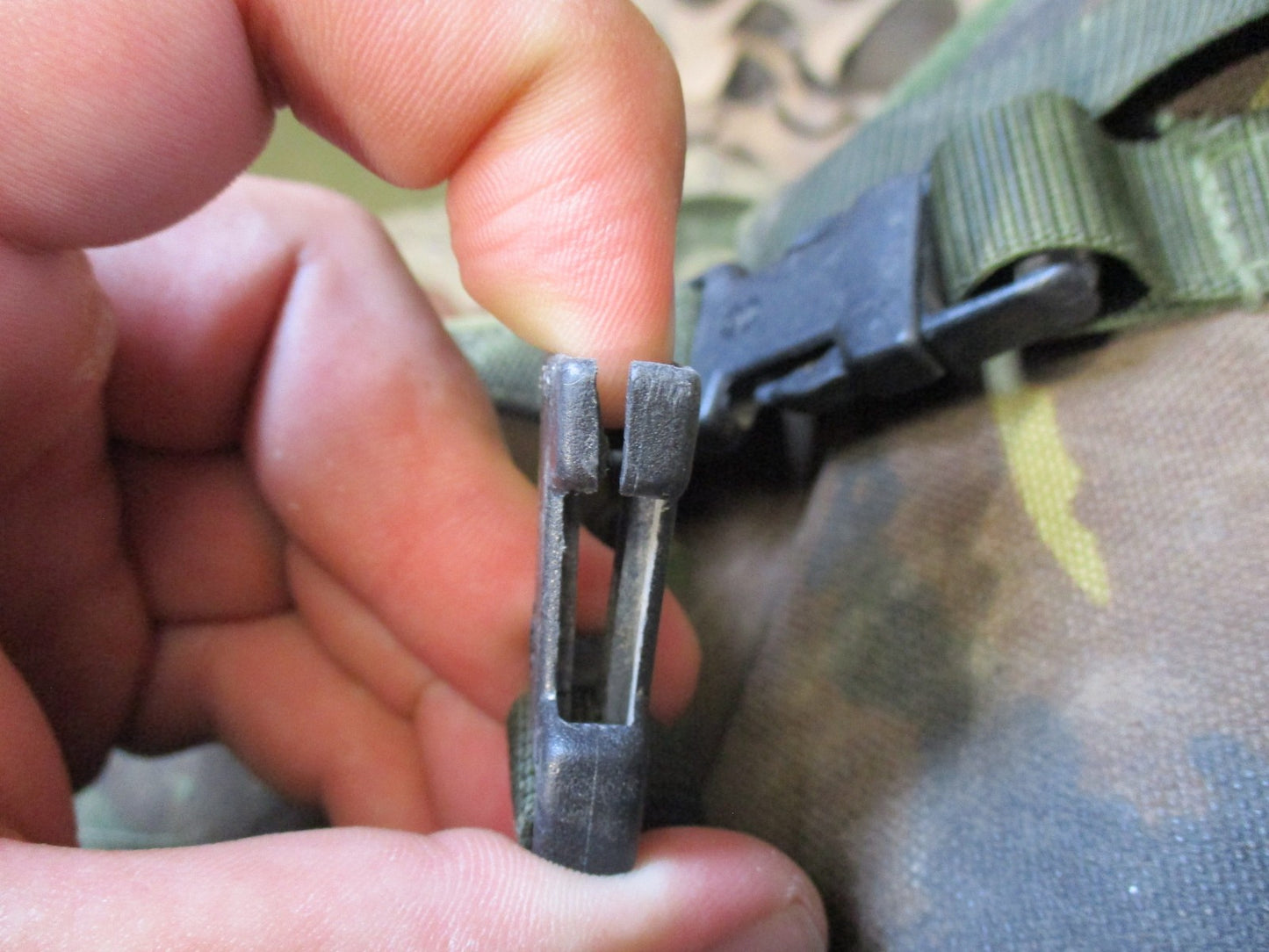 British Other Arms Rucksack w/ Suspenders Used Surplus Broken Buckles dpm camo